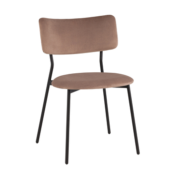 Стул Амелия велюр коричневый