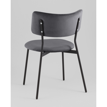 Стул Амелия велюр темно-серый