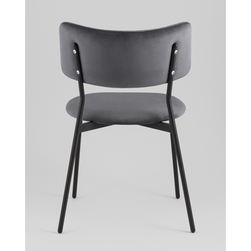 Стул Амелия велюр темно-серый