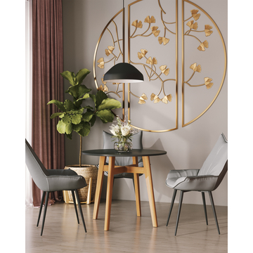 Стол обеденный Target Circle 90*90 черный