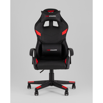 Кресло спортивное TopChairs Warden черно-красный