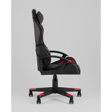 Кресло спортивное TopChairs Warden черно-красный