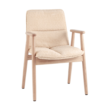 Стул обеденный Philo с деревянными ножками бежевый