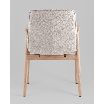 Стул обеденный Philo с деревянными ножками серый