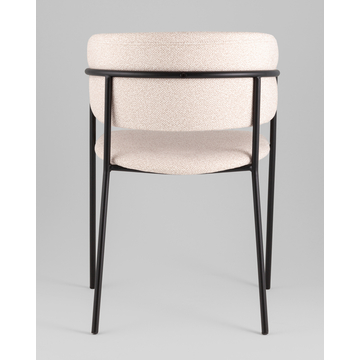 Кресло Нэлли New буклированный велюр бежевый