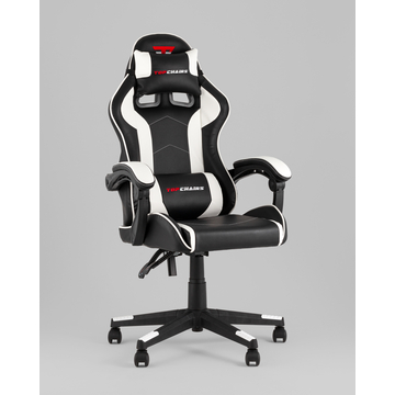 Кресло спортивное TopChairs Shadow черно-белый