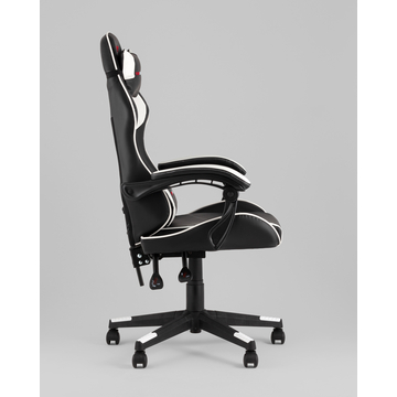 Кресло спортивное TopChairs Shadow черно-белый