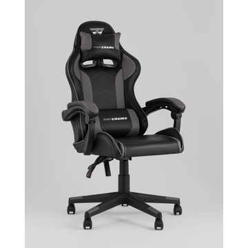 Кресло спортивное TopChairs Shadow черно-серый