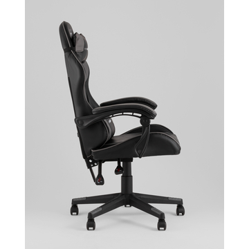 Кресло спортивное TopChairs Shadow черно-серый