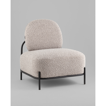 Кресло Стоун new ткань букле серо-бежевый