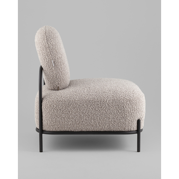 Кресло Стоун new ткань букле серо-бежевый