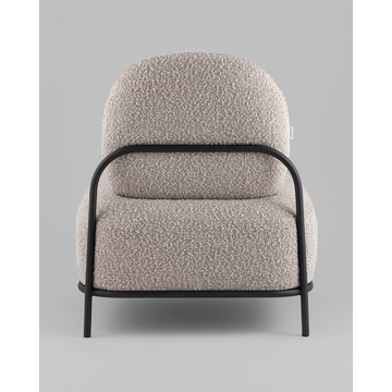 Кресло Стоун new ткань букле серо-бежевый