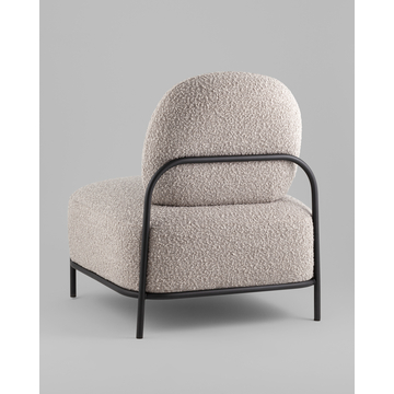 Кресло Стоун new ткань букле серо-бежевый