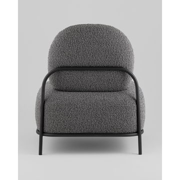 Кресло Стоун new ткань букле тёмно-серый