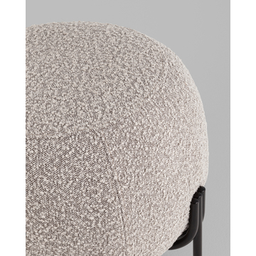 Пуф Флик new ткань букле серо-бежевый