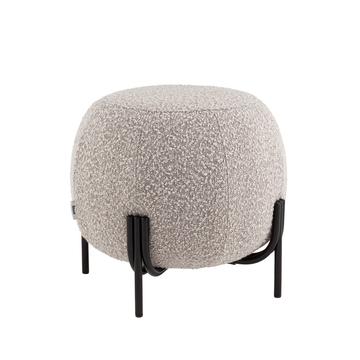 Пуф Флик new ткань букле серо-бежевый