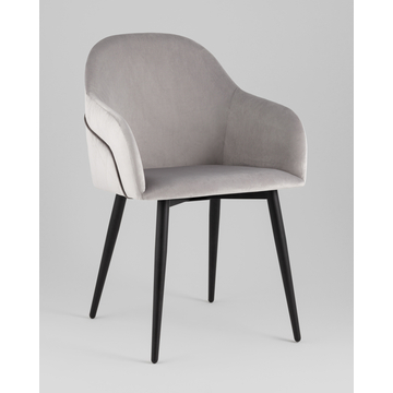 Стул Новел New велюр светло-серый