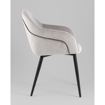 Стул Новел New велюр светло-серый