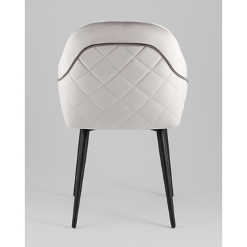 Стул Новел New велюр светло-серый