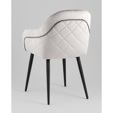 Стул Новел New велюр светло-серый