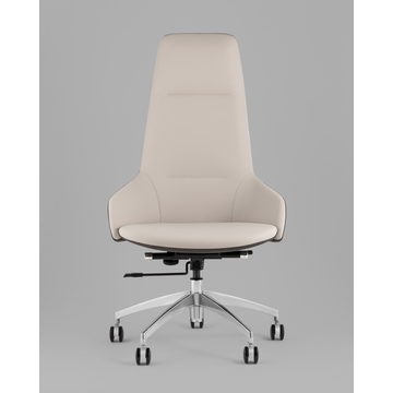 Кресло руководителя TopChairs Soulo светло-серый, серый