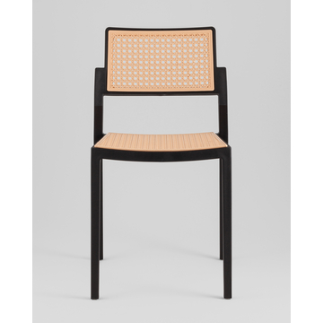 Стул обеденный Milto пластиковый черный