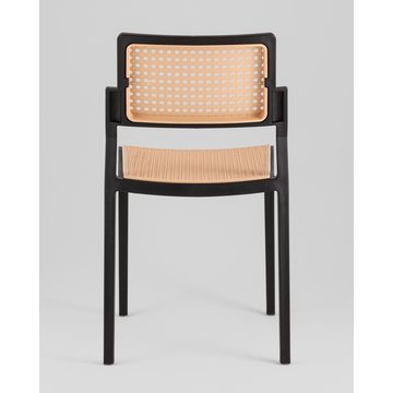 Стул обеденный Milto пластиковый черный