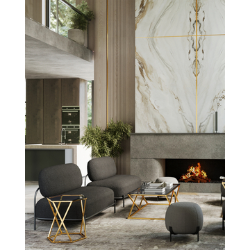 Диван Стоун new ткань букле тёмно-серый