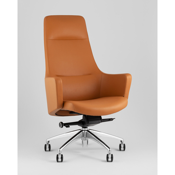 Кресло руководителя TopChairs Ferris коричневое