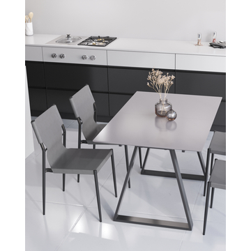 Стул обеденный West серый