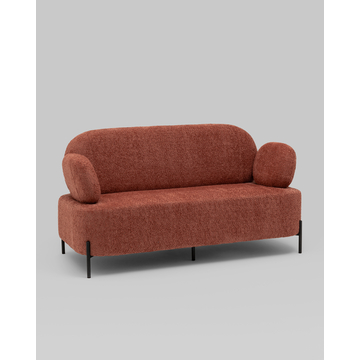 Диван Кэнди ткань букле коралловый