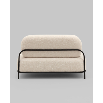 Диван Стоун new ткань букле молочный