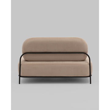 Диван Стоун велюр рельефный бежевый