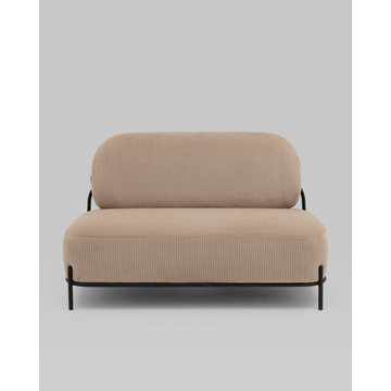 Диван Стоун велюр рельефный бежевый