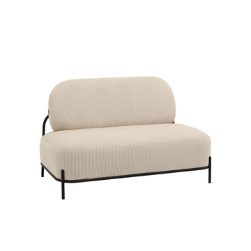 Диван Стоун велюр рельефный молочный