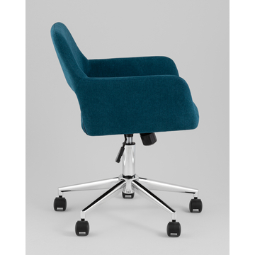 Стул офисный ROSS рогожка синий