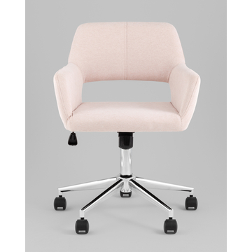 Стул офисный ROSS рогожка светло-розовый
