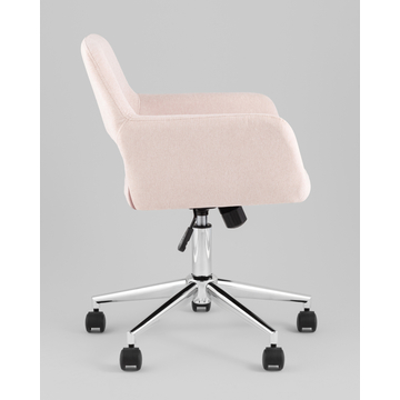 Стул офисный ROSS рогожка светло-розовый