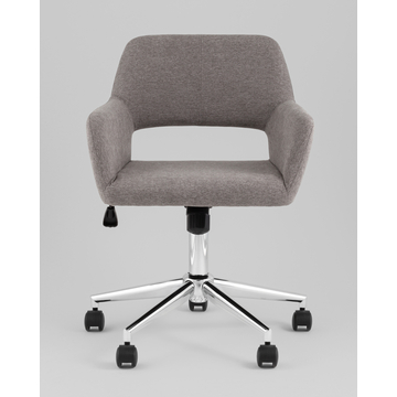 Стул офисный ROSS рогожка темно-серый