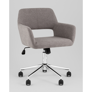 Стул офисный ROSS рогожка темно-серый