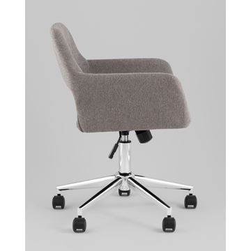 Стул офисный ROSS рогожка темно-серый