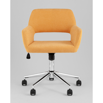 Стул офисный ROSS рогожка желтый