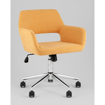 Стул офисный ROSS рогожка желтый