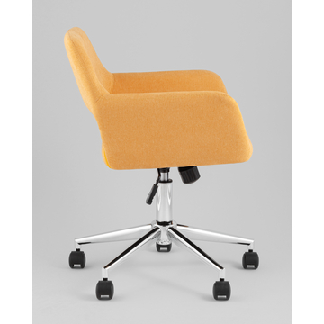 Стул офисный ROSS рогожка желтый