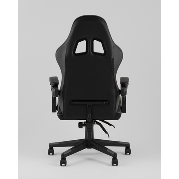 Кресло спортивное TopChairs Commander черно-серый