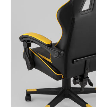 Кресло спортивное TopChairs Shadow черно-желтый