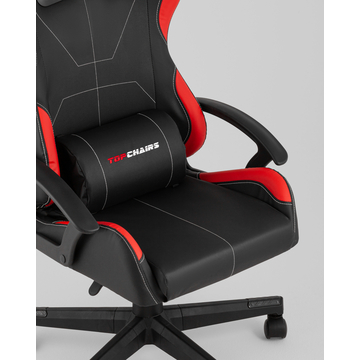 Кресло спортивное TopChairs Wyvern черно-красный