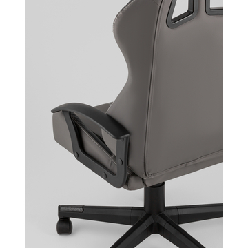 Кресло спортивное TopChairs Wyvern серо-черный