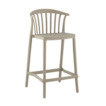 Стул полубарный Campo пластик зеленый