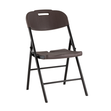 Стул складной банкетный коричневый под дерево